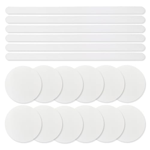 RYHHH 18 Stück Anti-Rutsch Aufkleber Für Badewanne & Dusche,Antirutsch Sticker Badewanne,Selbstklebende Badewannen Sticker, Für Badezimmer, Badewannen, Duschen, Trittflächen, Selbstklebend(2 Stile) von RYHHH
