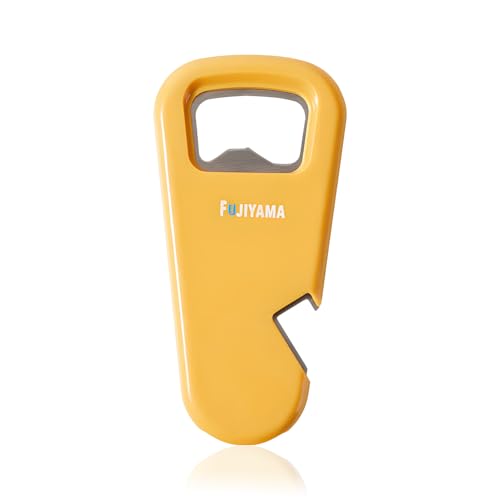 RYHHH 3 In 1 Magnetischer Bierflaschenöffner, Flaschenöffner für Kühlschrank und Wohnmobil, Personalisierter Flaschenöffner in Form des Fuji, zum Einfachen Aufbewahren am Kühlschrank mit Magnet(Gelb） von RYHHH