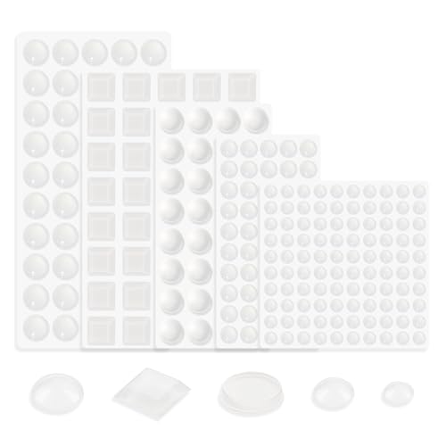 RYHHH Elastikpuffer Transparent,272 Stück In 5 Größen,Gummipuffer, Türpuffer Transparent Anschlagpuffer,Selbstklebend Lärmdämpfer,Stoßfest, Geräuscharm, Ideal Für Möbel,Für Türen, Schränke,Tastatur RYHHH Elastikpuffer Transparent,272 Stück In 5 Größen,Gummipuffer, Türpuffer Transparent Anschlagpuffer,Selbstklebend Lärmdämpfer,Stoßfest, Geräuscharm, Ideal Für Möbel,Für Türen, Schränke,Tastatur von RYHHH