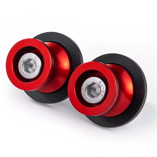Für YZF R1 R3 R6 R7 R25 YZF-R1 R6 R3 1999-2023 Motorrad M6 Schwinge Spulen Slider Stand Schrauben Kipphebelspule(Red) von RYHJNRTH
