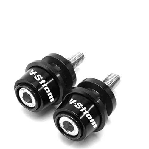 RYHJNRTH 8MM Motorrad Schwinge Spool Slider Für Suzuki V-Strom 650/XT 1000/XT 1050XT 250 VStrom DL650 DL1000 DL250 2022 Kipphebelspule(Schwarz) von RYHJNRTH