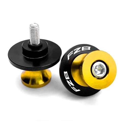 RYHJNRTH Für FZ1 FZ-1 2006-2015 FZ6 NS 2004-2016 FZ8 FZ-8 2010-2018 Für Fazer M6 Schwinge Sliders Schraube Schaukel Stand Schrauben Kipphebelspule(FZ8 Gold) von RYHJNRTH