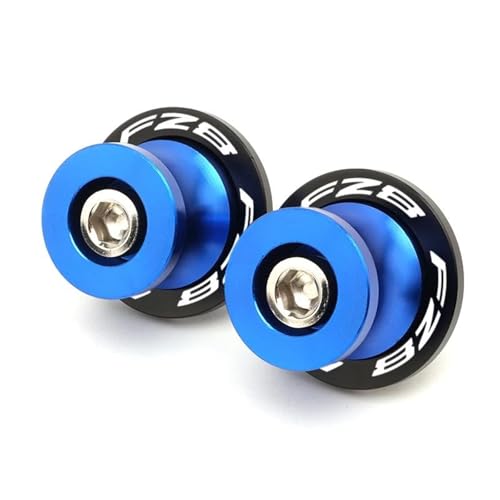 RYHJNRTH Für Fz1 2006-2015 FZ6 2004-2016 FZ8 2010-2018 CNC Schwinge Spulen Slider Schrauben Stehen 6MM Zubehör Kipphebelspule(FZ8 Blue) von RYHJNRTH