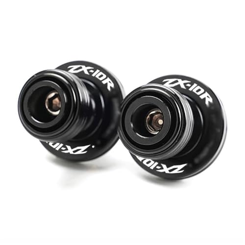 RYHJNRTH Für Kawasaki ZX6R ZX 636 ZX636 ZX 6R ZX10R ZX 10R Motorrad Schwinge Spulen Slider Stand Spulen Kipphebelspule(M10-Black-ZX10R) von RYHJNRTH
