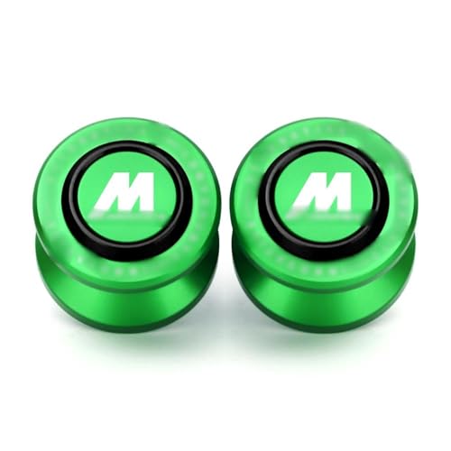 RYHJNRTH Für M1000RR M1000 RR M 1000RR Motorrad M8 Schwinge Spool Slider Stand Schraube Schaukel Arm Spulen Kipphebelspule(M1000RR Green) von RYHJNRTH