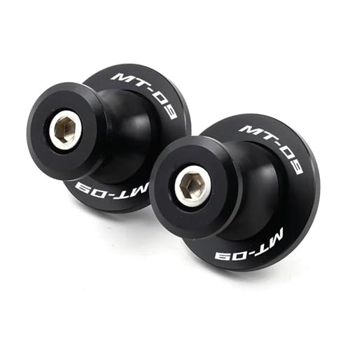RYHJNRTH Für MT09 Für Tracer MT-09 SP MT 09 MT09 SP FZ09 2014-2024 2025 CNC Motorrad Schwinge Spulen Sliders Stand Schraube Kipphebelspule(Spools-Black) von RYHJNRTH