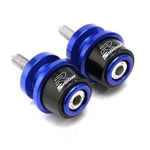 RYHJNRTH Für S1000R S1000RR 2014 2015 2016 2017 2018 2019 2020 2021 2022 M8 8mm Schwinge Spulen Slider Kipphebelspule(Blue-S1000R) von RYHJNRTH