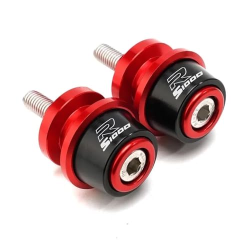 RYHJNRTH Für S1000R S1000RR 2014 2015 2016 2017 2018 2019 2020 2021 2022 M8 8mm Schwinge Spulen Slider Kipphebelspule(Red-S1000R) von RYHJNRTH