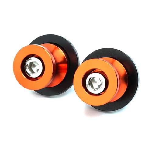 RYHJNRTH Für TMAX530 TMAX560 TECH T-MAX TMAX 560 530 TECH Motorrad 6MM CNC Schwinge Spulen Stand Schrauben Slider Kipphebelspule(Orange9) von RYHJNRTH