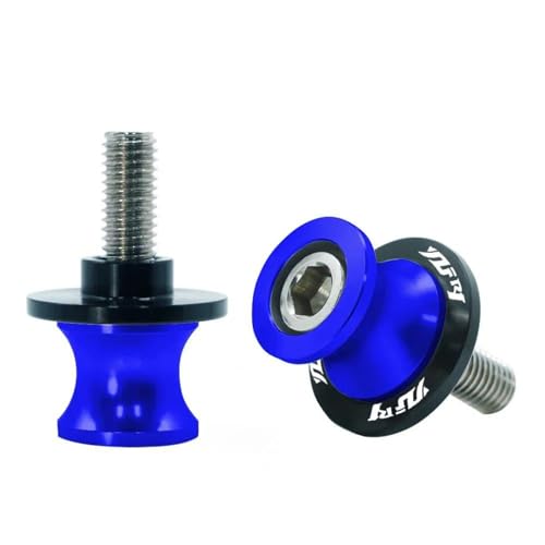 RYHJNRTH Für YZF R1 YZFR1 YZF-R1 R3 R6 R125 MT-03 Motorrad Schwinge Sliders Spulen CNC Schwinge Stand Schraube Paddock Kipphebelspule(Blue) von RYHJNRTH