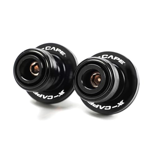 RYHJNRTH M10 Für Moto Morini X-Cape 650 XCape X Cape 650 Motorrad Zubehör CNC Schwinge Spulen Slider Stand Schrauben Kipphebelspule(Black-C) von RYHJNRTH