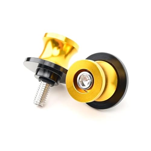RYHJNRTH Motorrad 8MM Schrauben Schwinge Spulen Slider Stand Schrauben Für Suzuki V-Strom 650 DL 250 650 1000 1050 Vstrom650 Kipphebelspule(Gold) von RYHJNRTH