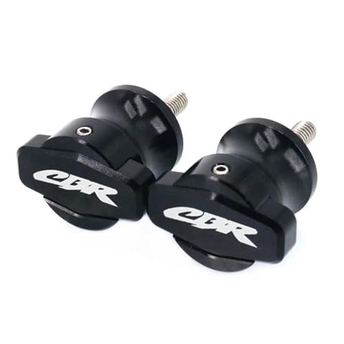 RYHJNRTH Motorrad 8mm Schwinge Spulen Sliders Stand Schrauben Für CBR1000RR CBR6000RR CBR954RR CBR 600RR 954RR Kipphebelspule(Schwarz) von RYHJNRTH
