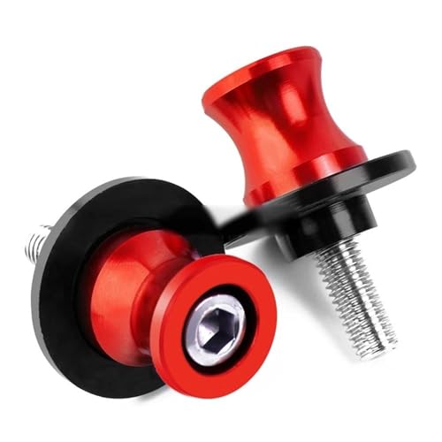 RYHJNRTH Motorrad M8 Schwinge Spulen Slider Stand Schraube 8mm Für Suzuki GSXS750 GSXS1000 F-ABS GSXS 750 1000 125 150 Kipphebelspule(Red) von RYHJNRTH