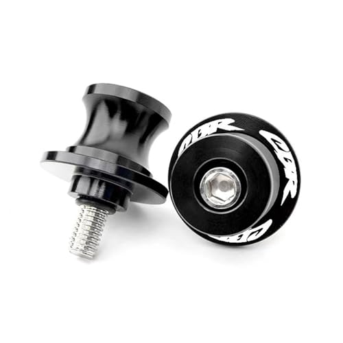RYHJNRTH Motorrad Schwinge Sliders Spulen 8MM Schwinge Stand Schrauben Für CBR650R CBR650F CBR600RR CBR1000RR CBR500R CBR250RR Kipphebelspule(Schwarz) von RYHJNRTH