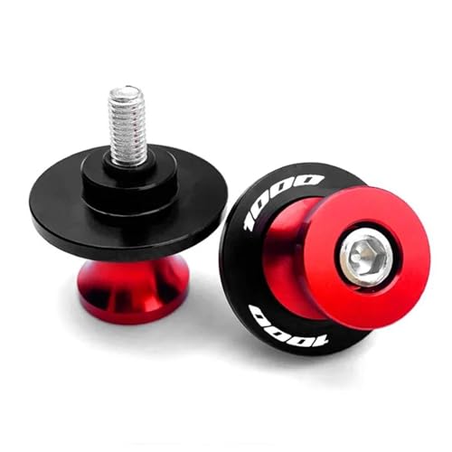 RYHJNRTH Motorrad Schwinge Spool Slider Stand Schrauben Für Suzuki GSX-S750 GSX-S1000 GSX-S1000GT 2011-2023 2024 GSXR 750 1000 Kipphebelspule(1000 Red) von RYHJNRTH