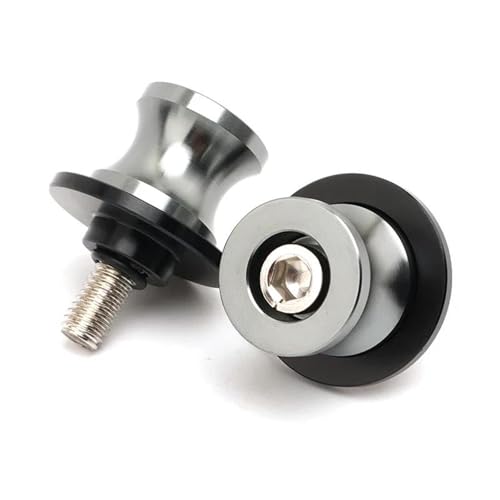 RYHJNRTH Motorrad Schwinge Spulen M6 Slider Stand Schrauben Für YZF-R6 YZFR6 YZF R6 1999-2024 Kipphebelspule(Titanium6) von RYHJNRTH