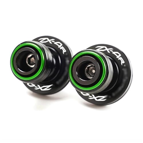 RYHJNRTH Motorrad Schwinge Spulen Slider Stand Spule M8 Für Kawasaki ZX4RR ZX 4RR ZX4 RR R 2023-2025 Für Ninja ZX4R ZX-4R Kipphebelspule(Green-ZX4R) von RYHJNRTH