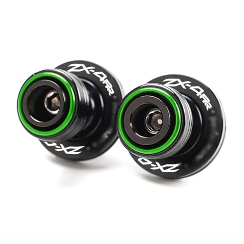 RYHJNRTH Motorrad Schwinge Spulen Slider Stand Spule M8 Für Kawasaki ZX4RR ZX 4RR ZX4 RR R 2023-2025 Für Ninja ZX4R ZX-4R Kipphebelspule(Green-ZX4RR) von RYHJNRTH