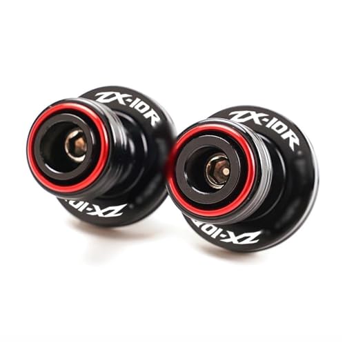 RYHJNRTH Motorrad Schwinge Spulen Slider Stand Spulen Für Kawasaki ZX6R ZX 636 ZX636 ZX 6R ZX10R ZX 10R Kipphebelspule(M10-Red-ZX10R) von RYHJNRTH