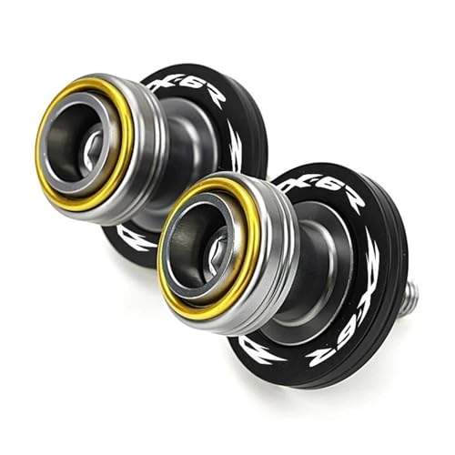 RYHJNRTH Motorrad Schwinge Spulen Slider Stand Spulen Für Kawasaki ZX6R ZX 636 ZX636 ZX 6R ZX10R ZX 10R Kipphebelspule(M8-Gold-ZX6R) von RYHJNRTH