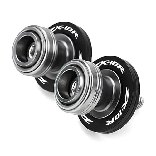 RYHJNRTH Motorrad Schwinge Spulen Slider Stand Spulen Für Kawasaki ZX6R ZX 636 ZX636 ZX 6R ZX10R ZX 10R Kipphebelspule(M8-Titanium-ZX10R) von RYHJNRTH