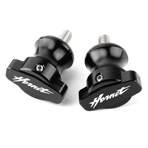 RYHJNRTH Motorrad Schwinge Spulen Slider StandScrews 8MM Für CB600F Hornet 599 CB600 CB599 CB600F Kipphebelspule(Schwarz) von RYHJNRTH