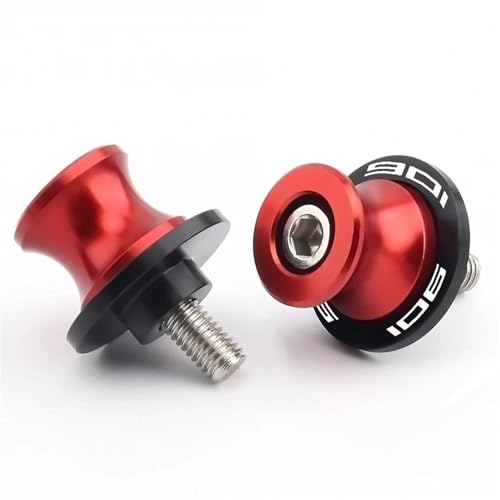 RYHJNRTH Motorrad Schwinge Spulen Ständer Schrauben Schieber Für Husqvarna Svartpilen Vitpilen 401 2018-2024 Norden 901 2022-2024 Kipphebelspule(901 Red9) von RYHJNRTH