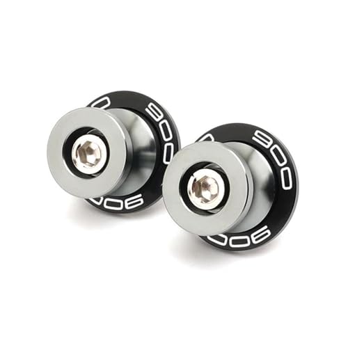 RYHJNRTH Motorradzubehör Aluminium M8 Standschrauben Schwingenspulen Slider Für Kawasaki Z900 Z900RS SE 2017-2024 Kipphebelspule(Titanium) von RYHJNRTH