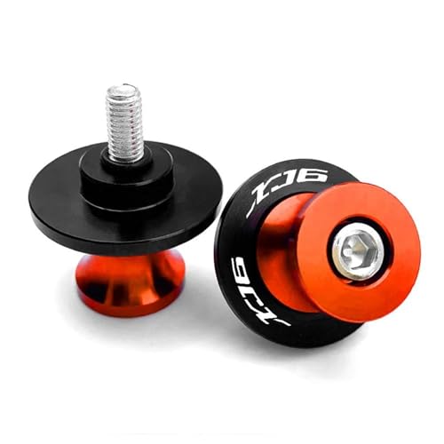 RYHJNRTH Motorradzubehör M8 Schwingenspulen Slider Sliders Für XJ6 Diversion 2010 2011 2012 2013 2014 2015 Kipphebelspule(Orange) von RYHJNRTH