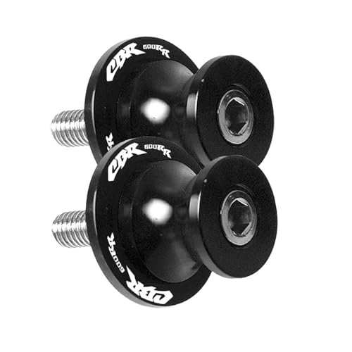 RYHJNRTH Motorradzubehör Schwingenspulen Schieberständerschrauben Für CBR600RR CBR600 F2 F3 F4 CBR 600RR 2003-2018 Kipphebelspule(Schwarz) von RYHJNRTH