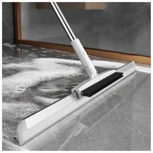 RYJYQYX Wasserschieber Bodenabzieher, Multifunktional mit 125 cm langem Griff Bodenabzieher, Abzieher Dusche Boden Reinigt Glas,Feinstaub,Haare und Flüssigkeiten RYJYQYX Wasserschieber Bodenabzieher, Multifunktional mit 125 cm langem Griff Bodenabzieher, Abzieher Dusche Boden Reinigt Glas,Feinstaub,Haare und Flüssigkeiten von RYJYQYX