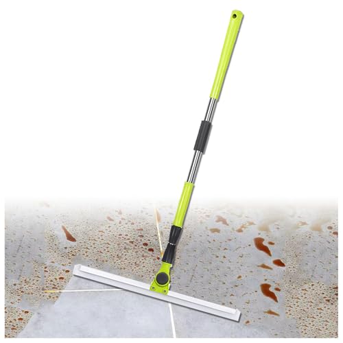 Wasserschieber Bodenabzieher, with 130cm Long Handle Bodenabzieher Dusche, Gummibesen Mit Abzieher für Glatte Böden,Teppiche,Fenster,Small:35×130cm Wasserschieber Bodenabzieher, with 130cm Long Handle Bodenabzieher Dusche, Gummibesen Mit Abzieher für Glatte Böden,Teppiche,Fenster,Small:35×130cm von RYJYQYX