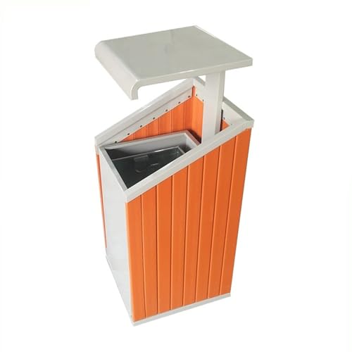 Abfalleimer for den Außenbereich, Mülleimer, Recycling-Mülleimer, Abfallbehälter mit Deckel, groß, kommerziell, 2 Kunststoff-Holzplatten und herausnehmbarer Inneneimer, modernes Metall, öffentlich for Abfalleimer for den Außenbereich, Mülleimer, Recycling-Mülleimer, Abfallbehälter mit Deckel, groß, kommerziell, 2 Kunststoff-Holzplatten und herausnehmbarer Inneneimer, modernes Metall, öffentlich for von RYRYR