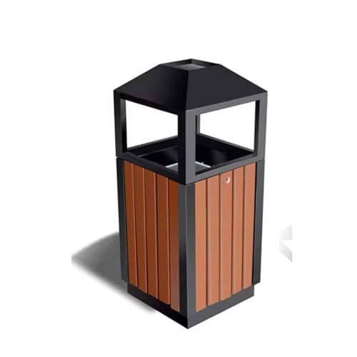 Mülleimer for den Außenbereich, Mülleimer, Recycling-Mülleimer, Abfallbehälter, große Obstbehälter, Landschaftsbau, Gemeinschaftsschule, Plaza, Stahl und Holz, kreativer Holzzylinder, öffentlicher Mül Mülleimer for den Außenbereich, Mülleimer, Recycling-Mülleimer, Abfallbehälter, große Obstbehälter, Landschaftsbau, Gemeinschaftsschule, Plaza, Stahl und Holz, kreativer Holzzylinder, öffentlicher Mül von RYRYR