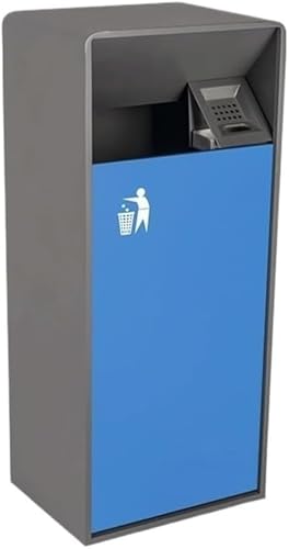 Mülleimer for den Außenbereich, Recycling-Mülleimer for den Innenbereich, Standmüllcontainer, zweifarbiger quadratischer Metallmülleimer mit seitlicher Öffnung, moderner öffentlicher Mülleimer for den Mülleimer for den Außenbereich, Recycling-Mülleimer for den Innenbereich, Standmüllcontainer, zweifarbiger quadratischer Metallmülleimer mit seitlicher Öffnung, moderner öffentlicher Mülleimer for den von RYRYR