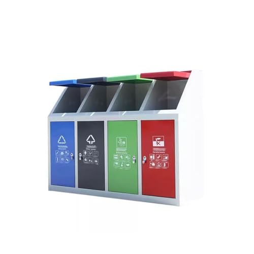 RYRYR Abfalleimer for den Außenbereich, Mülleimer, Recycling-Mülleimer, Abfallbehälter, Edelstahl, groß, for die gewerbliche Nutzung, for öffentliche Parks RYRYR Abfalleimer for den Außenbereich, Mülleimer, Recycling-Mülleimer, Abfallbehälter, Edelstahl, groß, for die gewerbliche Nutzung, for öffentliche Parks von RYRYR