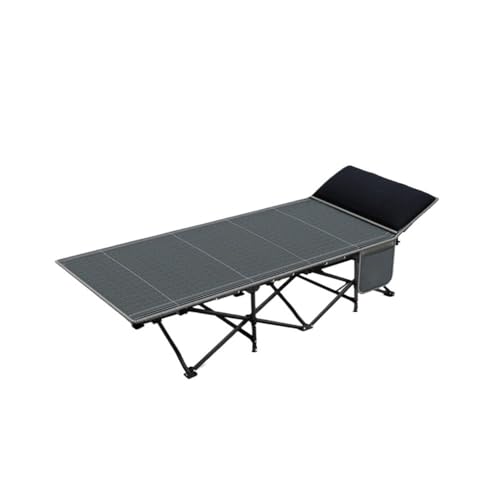 RYRYR Einzel-Campingbetten for Erwachsene, tragbares Reise-Klappbett, Nickerchen-Begleiter, Büro-Ruhe, Outdoor-Marsch-Loungesessel, Liege(Small) von RYRYR