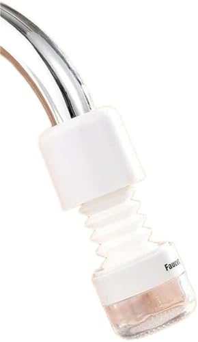 Schwenkbarer Wasserhahn-Düsenadapter for Küchenspüle, 1 Stück, Wasserhähne, 360° drehbar, wassersparende Wasserhahnverlängerung, Spülbeckengerät, Badezimmerzubehör, Wasserhahnführung, Wasserhahnverlän von RYRYR