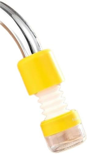 Schwenkbarer Wasserhahn-Düsenadapter for Küchenspüle, 1 Stück, Wasserhähne, 360° drehbar, wassersparende Wasserhahnverlängerung, Spülbeckengerät, Badezimmerzubehör, Wasserhahnführung, Wasserhahnverlän von RYRYR