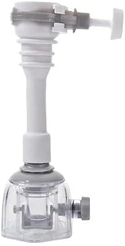 Schwenkbarer Wasserhahn-Düsenadapter for Küchenspüle, 2 Modi, 360° drehbar, Bubbler, wassersparend, Hochdruckdüse, Filter, Wasserhahn-Verlängerung, Badezimmer, 1 Stück(12.7cm) von RYRYR