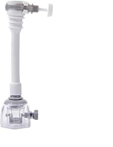 Schwenkbarer Wasserhahn-Düsenadapter for Küchenspüle, 2 Modi, 360° drehbar, Bubbler, wassersparend, Hochdruckdüse, Filter, Wasserhahn-Verlängerung, Badezimmer, 1 Stück(17.4cm) von RYRYR