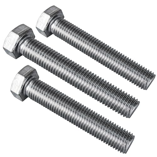 RYSUPPLY Sechskantschrauben aus Edelstahl | M6 x 75 | Maschinenschrauben | DIN 933 | Inbusschrauben | 5 Stück | In diversen Größen und Mengen erhältlich von RYSUPPLY