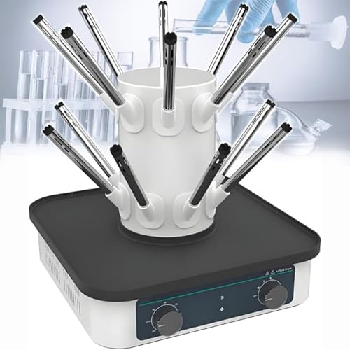 Lab Drying Racks, RT~85℃ Airflow Dryer For Glassware, 0~60min Timing Range, 0.2~2.5m/s Outlet Wind Speed, Detachable Tree Branch Type Duct, For Test Tube Drying(16) von RYTJFDSAZ