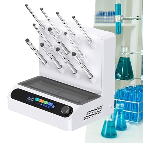 Lab Glassware Drying Rack, Three Heating Modes, Timing Range: 0-1h,Touch Screen And Knob Control, For Lab Glassware And Bottles(White) von RYTJFDSAZ