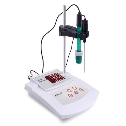 PH-Tester for Säure und Alkalinität im Labor, PH-Messgerät for den Schreibtisch, pH-Messgerät for den Schreibtisch, automatisch kalibrierendes Säuremessgerät 2-in-1, geeignet for die Umwelt von RYTJFDSAZ
