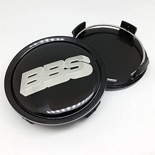 RYUJI 4 STÜCKE Auto Felgendeckel,für BBS 74mm Radnabe Nabenkappe Abzeichen Styling Zubehör von RYUJI