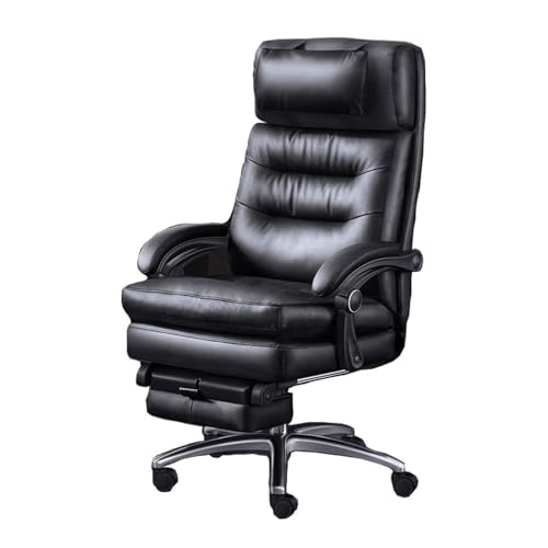 RYUQW3RE Bürostuhl Genuine Leather Office Chair Ergonomic Reclining Computer Seat for Bosses Comfort for Long Hours Work RYUQW3RE Bürostuhl Genuine Leather Office Chair Ergonomic Reclining Computer Seat for Bosses Comfort for Long Hours Work von RYUQW3RE