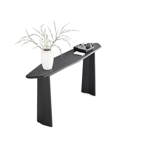 RYUQW3RE Eingangstisch, Eingangstisch aus Massivholz – Rustikale Flurkonsole mit Ablage Konsolentisch(160cm) von RYUQW3RE