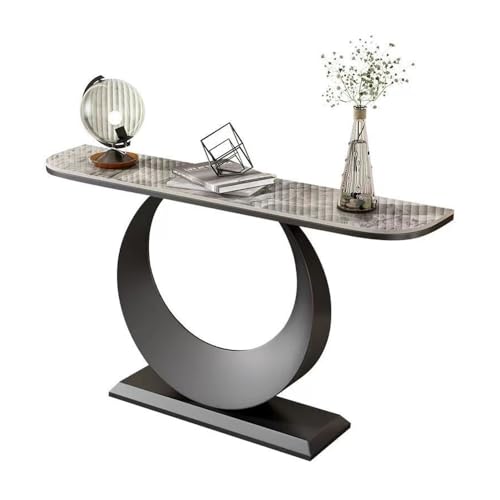 RYUQW3RE Eingangstisch, Moderner Eingangsschrank - Schmaler wandmontierter Flurtisch mit Ablage Konsolentisch(100cm) von RYUQW3RE